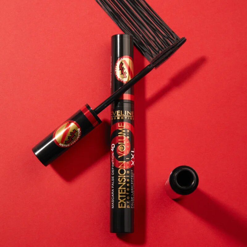 Eveline Cosmetics Extension Volume спирала за екстра обем с ефект на изкуствени мигли цвят Black 10 мл.
