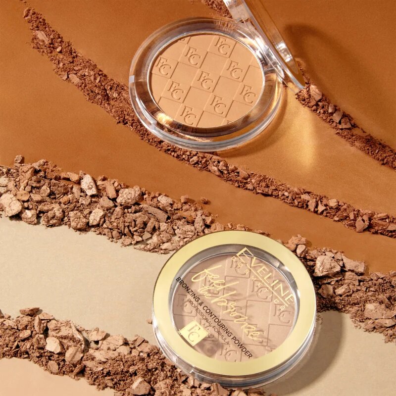 Eveline Cosmetics Feel The Bronze бронзираща и контурираща пудра цвят 01 Milky Way 4 гр.