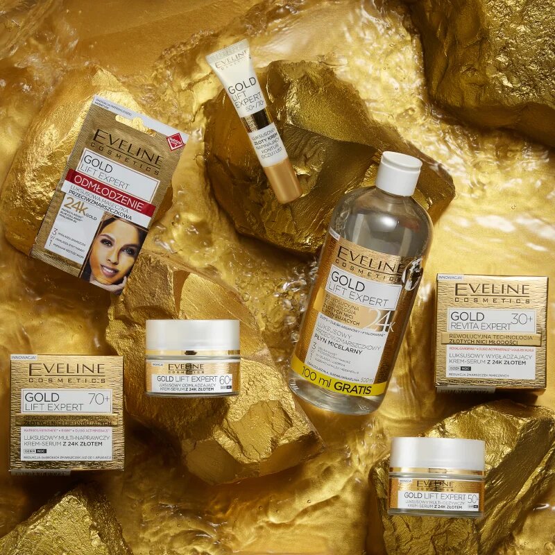 Eveline Cosmetics Gold Lift Expert стягащ крем със злато 70+ 50 мл.