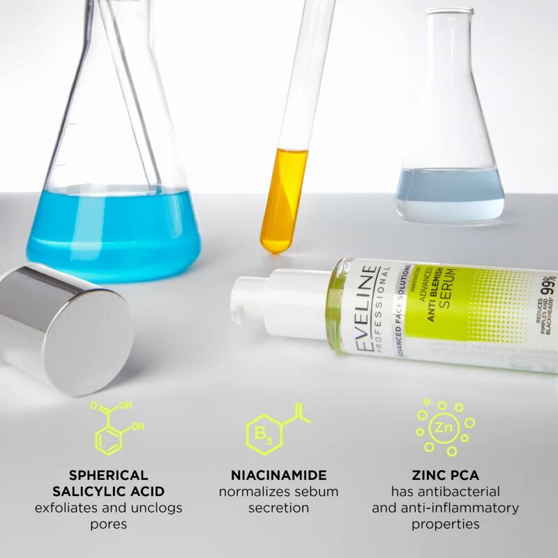 Eveline Cosmetics LAB Formula 18% Solution серум против несъвършенства на кожата 30 мл.