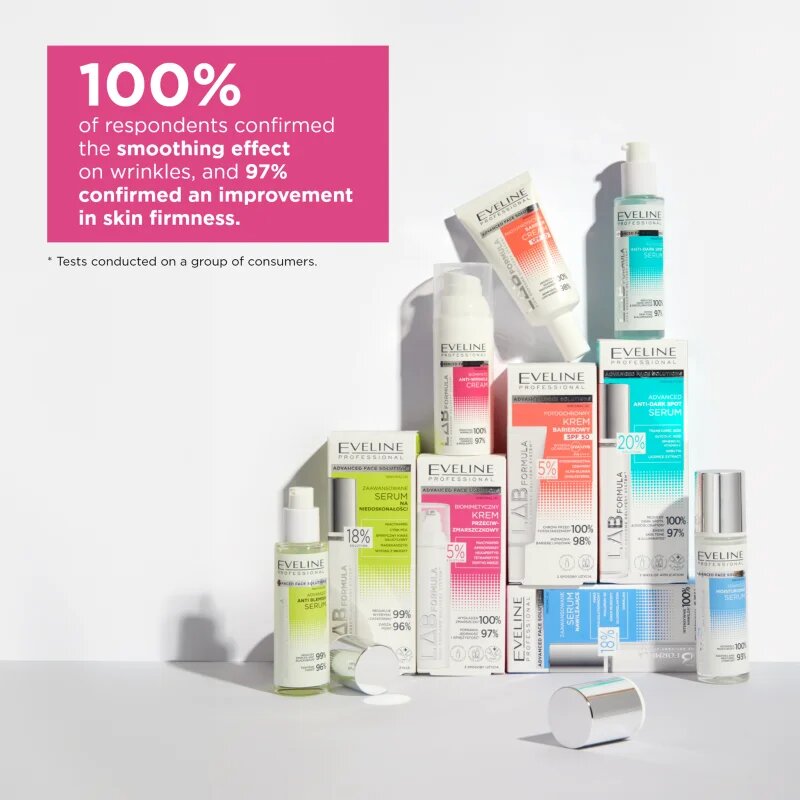 Eveline Cosmetics LAB Formula 5% Solution успокояващ биометричен крем против бръчки 50 мл.