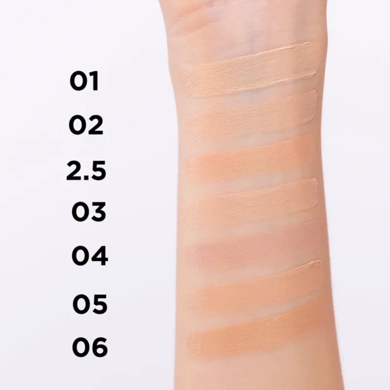 Eveline Cosmetics Liquid Camouflage водоустойчив коректор с хиалуронова киселина цвят 2.5 75 мл.