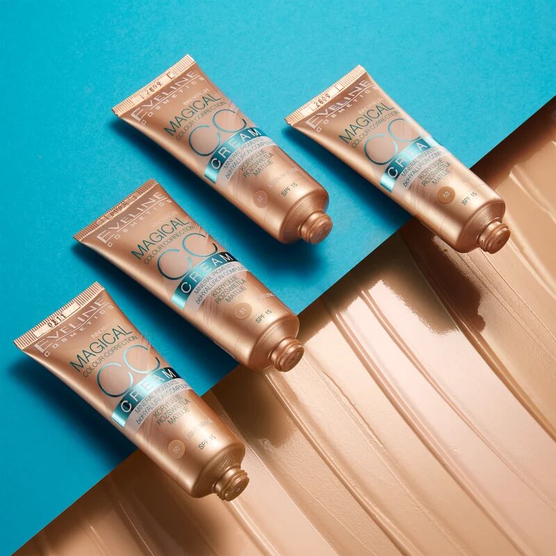 Eveline Cosmetics Magical Colour Correction CC крем SPF 15 цвят 50 Light Beige 30 мл.