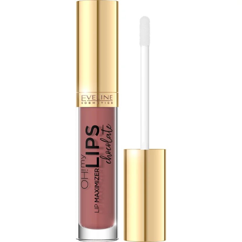 Eveline Cosmetics OH! my LIPS Lip Maximizer блясък за устни с пчелна отрова цвят Chocolate 4.5 мл.