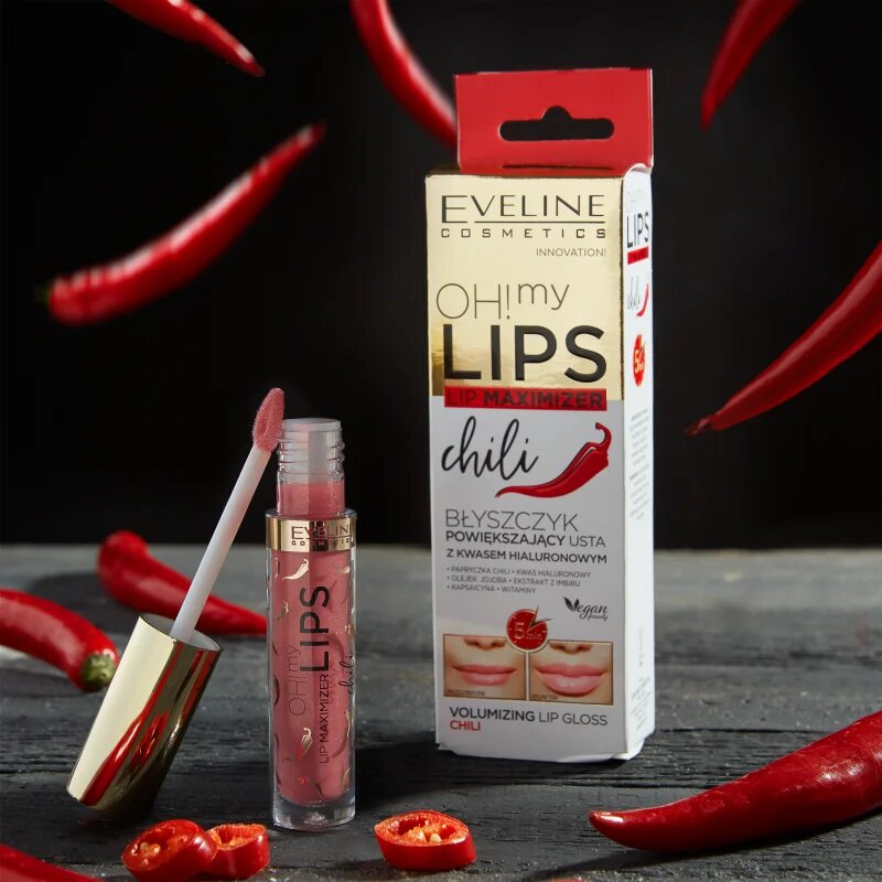 Eveline Cosmetics OH! my LIPS Lip Maximizer блясък за устни за по-голям обем 45 мл.