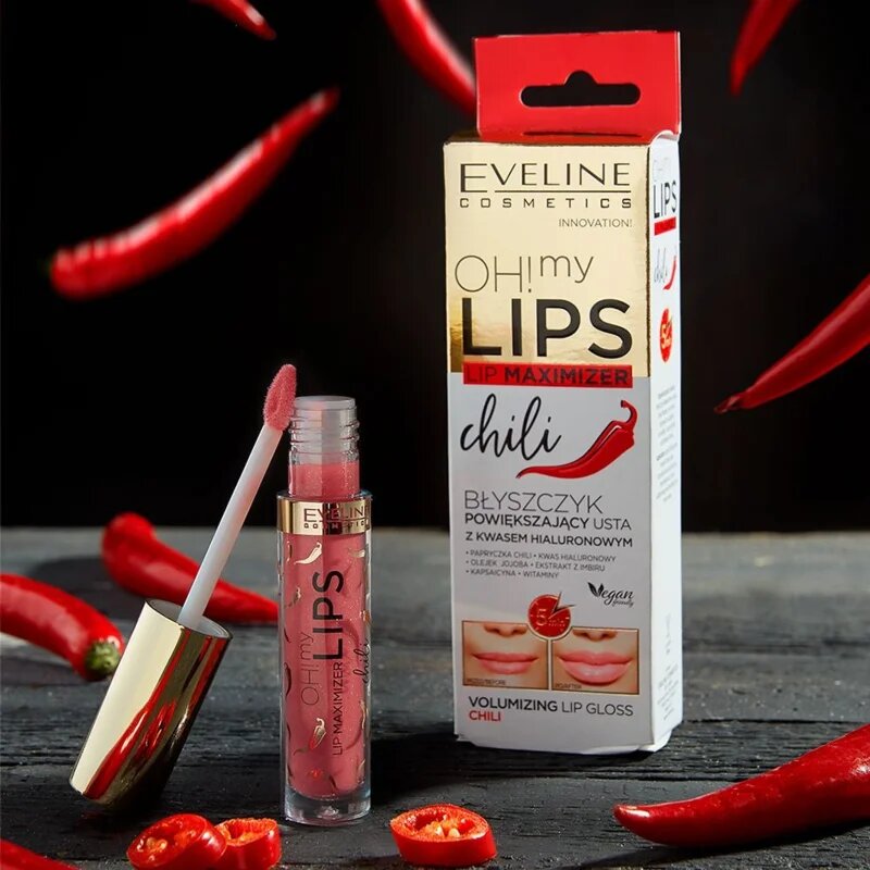 Eveline Cosmetics OH! my LIPS Lip Maximizer блясък за устни за по-голям обем 45 мл.
