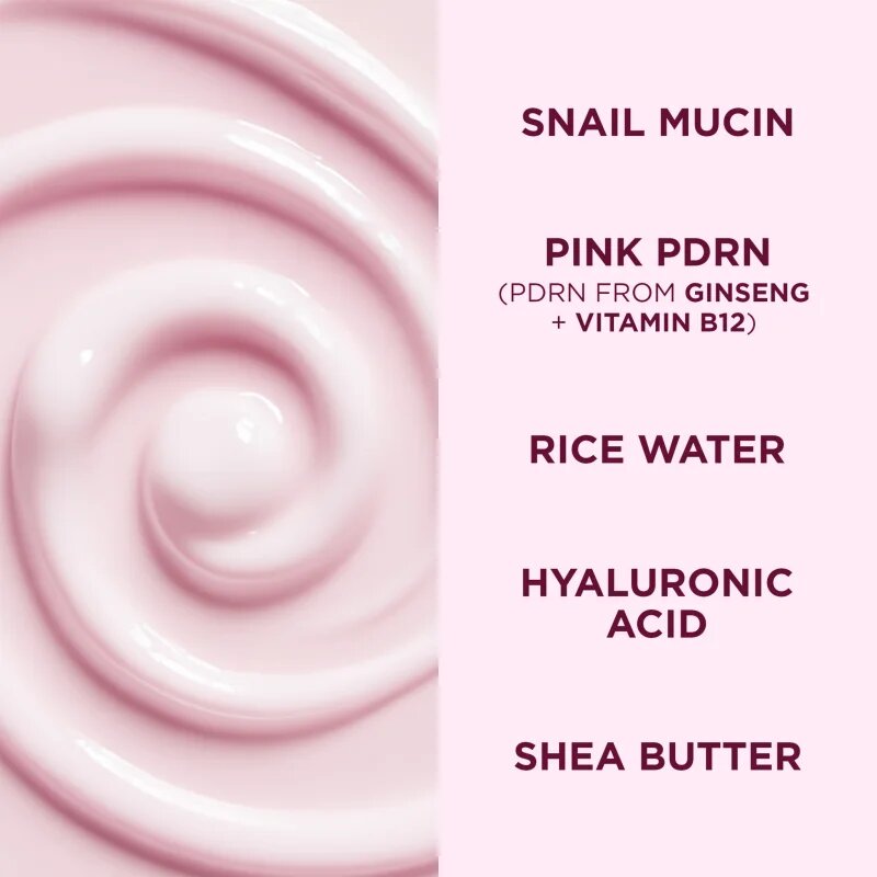 Eveline Cosmetics Pink Snail Glazed Skin Effect озаряващ крем 50 мл.