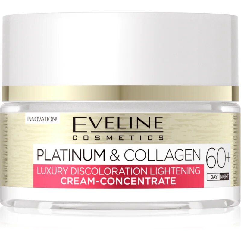 Eveline Cosmetics Platinum & Collagen дневен и нощен крем против бръчки 60+ 50 мл.