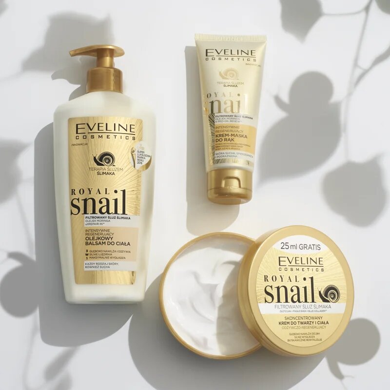 Eveline Cosmetics Royal Snail интензивен хидратиращ балсам за тяло 350 мл.