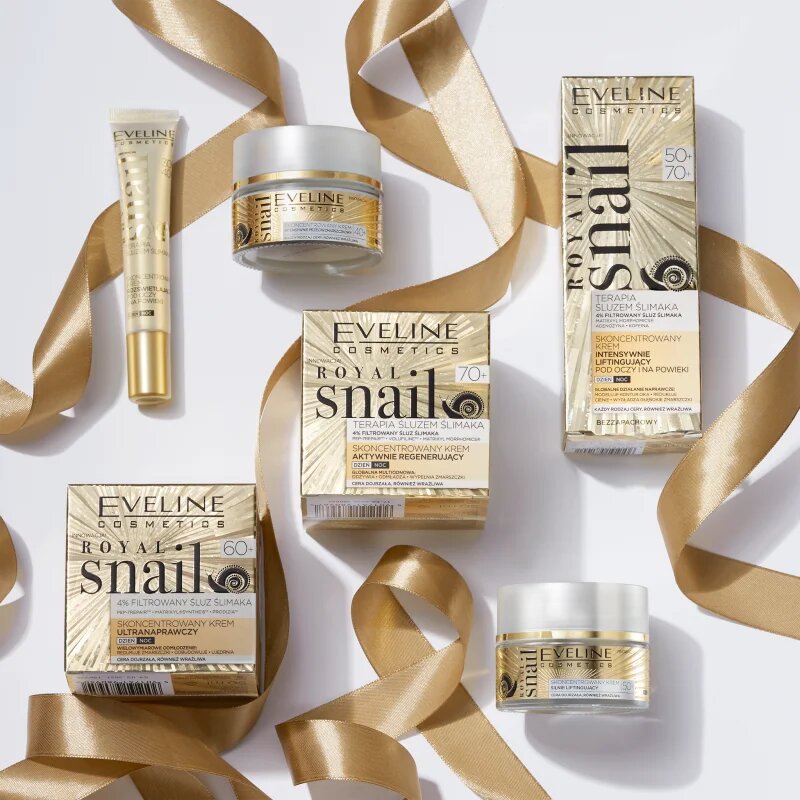 Eveline Cosmetics Royal Snail лифтинг крем за околоочната зона с екстракт от охлюв 50+ 20 мл.