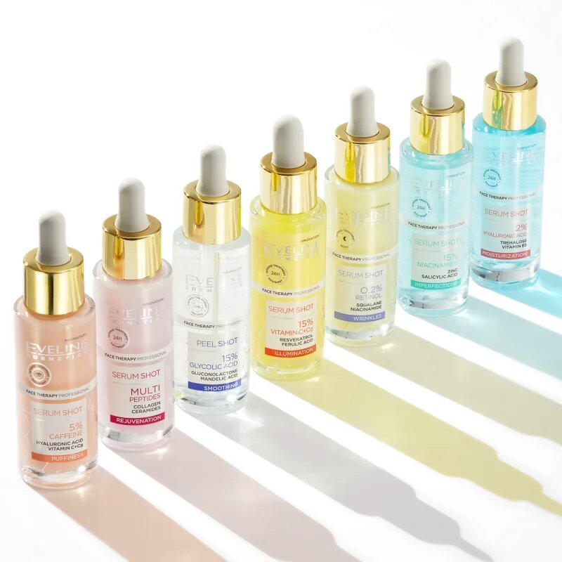 Eveline Cosmetics Serum Shot 2% Hyaluronic Acid хидратиращ и подхранващ серум 30 мл.