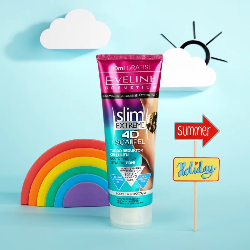 Eveline Cosmetics Slim Extreme 4D Scalpel серум против целулит с охлаждащ ефект 250 мл.