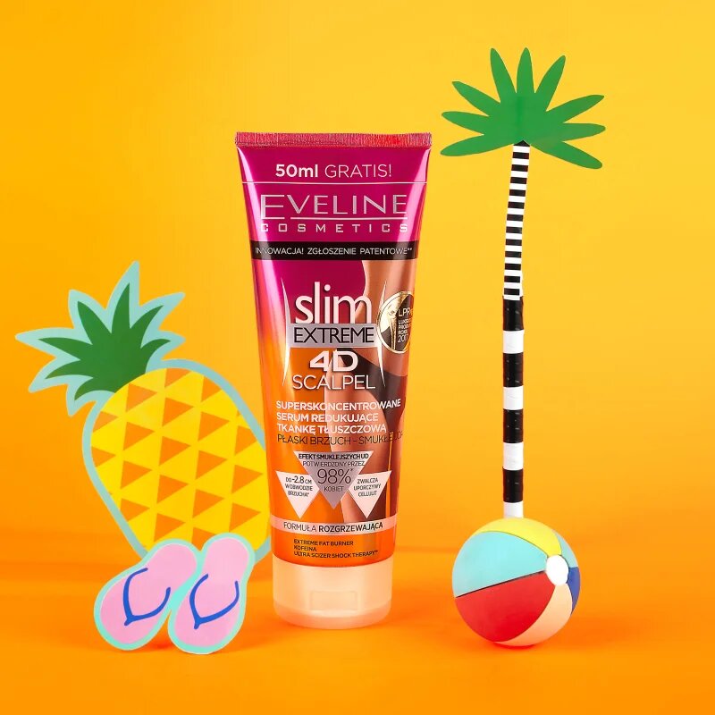 Eveline Cosmetics Slim Extreme 4D Scalpel серум за тяло за намаляване на подкожната мастна тъкан 250 мл.