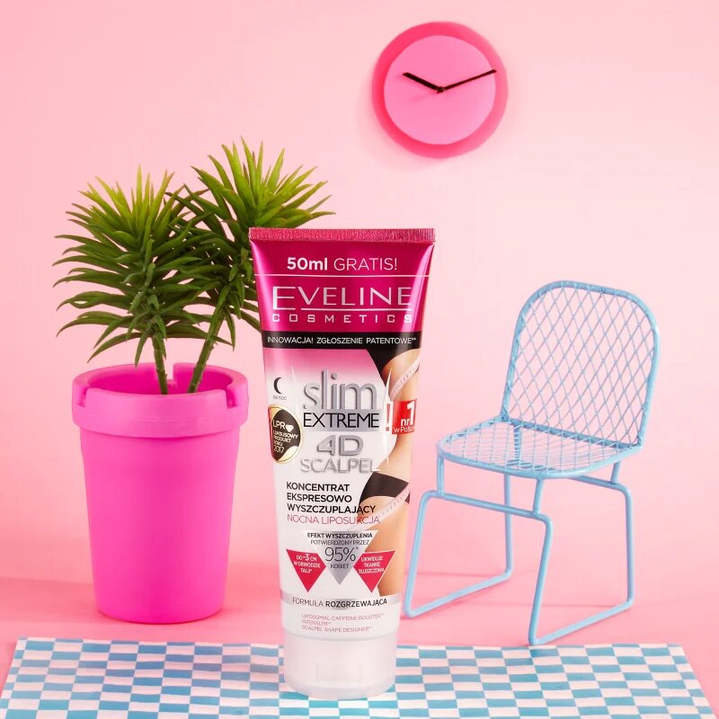 Eveline Cosmetics Slim Extreme 4D Scalpel супер концентриран нощен серум 250 мл.