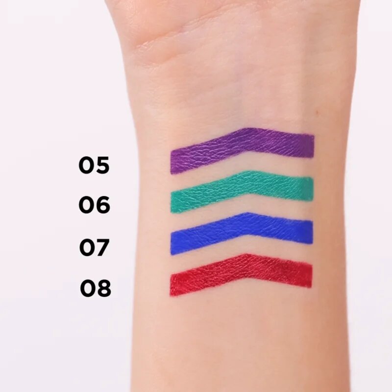 Eveline Cosmetics Variété дълготрайна водоустойчива очна линия цвят 07 Electic Blue 28 мл.