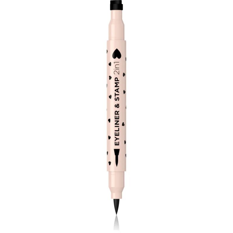 Eveline Cosmetics Variété мултифункционална очна линия 2 в 1 тип Heart 1 бр.