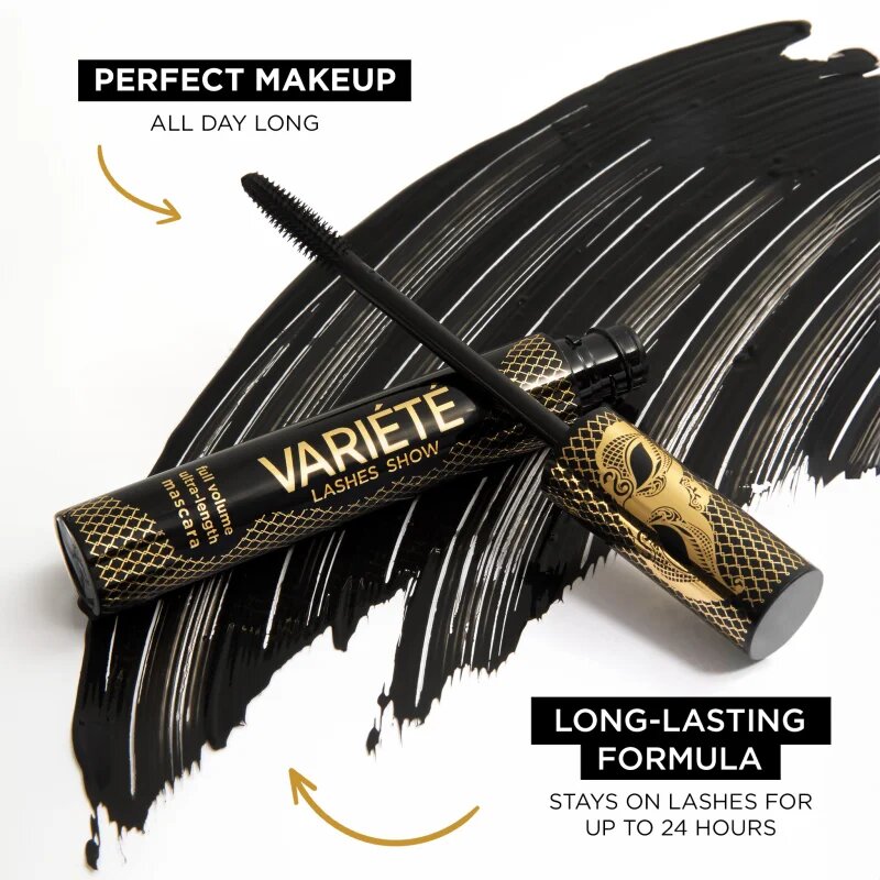 Eveline Cosmetics Veriété Lashes Show спирала придаваща обем цвят Black 10 мл.