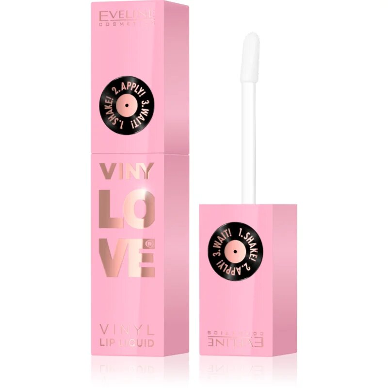 Eveline Cosmetics VINY LOVE Vinyl Lip Liquid дълготрайно течно червило цвят 01 4 мл.