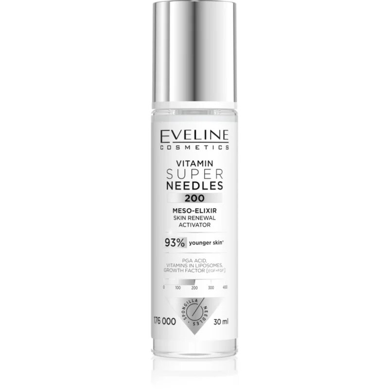 Eveline Cosmetics Vitamin Super Needles 200 активатор за подновяване на кожните клетки 30 мл.