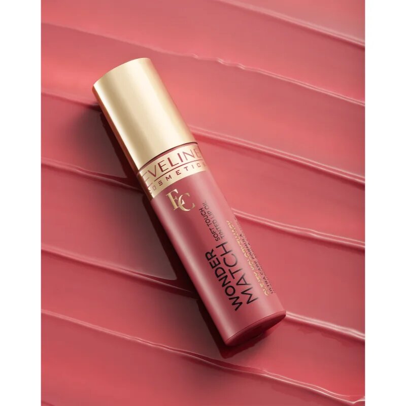 Eveline Cosmetics Wonder Match хидратиращо олио за устни цвят 03 Strawberry Ice Cream 5 мл.