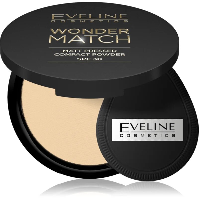 Eveline Cosmetics Wonder Match компактна пудра SPF 30 цвят 02 8 гр.