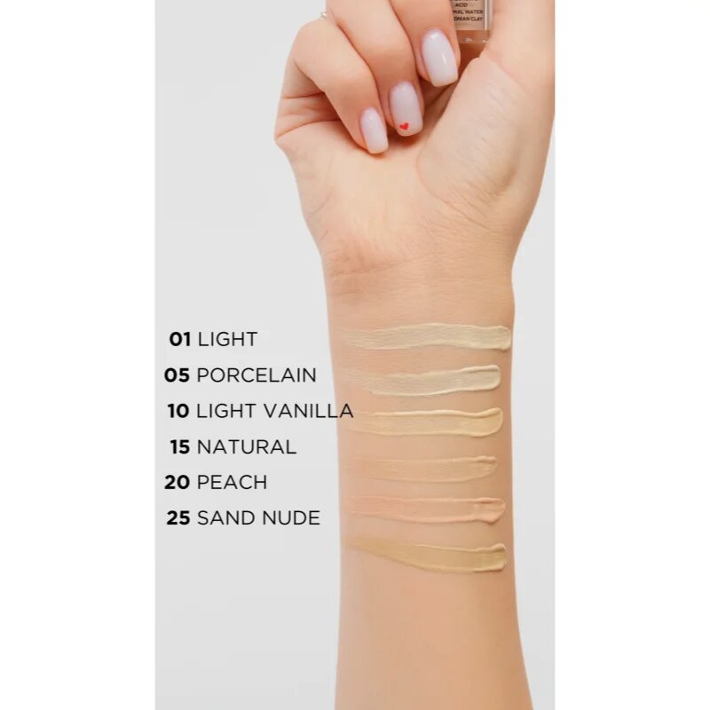 Eveline Cosmetics Wonder Match кремообразен покривен коректор 24 часа цвят 25 Sand Nude 7 мл.