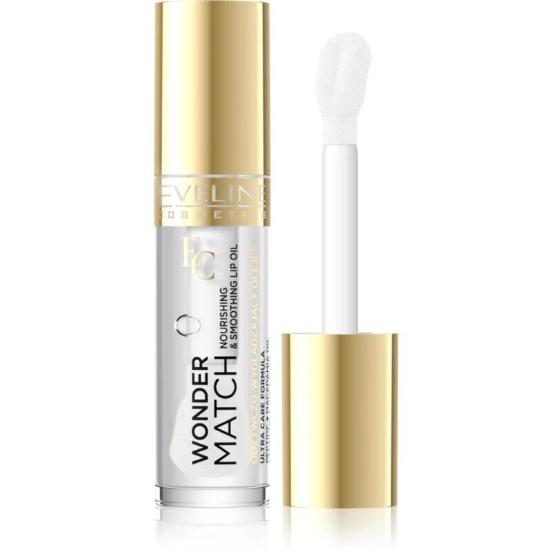 Eveline Cosmetics Wonder Match подхранващо масло за устни цвят 01 Transparent 5 мл.