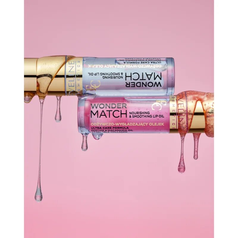 Eveline Cosmetics Wonder Match подхранващо масло за устни цвят 01 Transparent 5 мл.