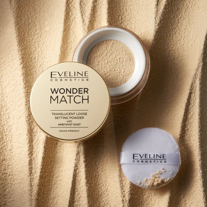 Eveline Cosmetics Wonder Match прозрачна фиксираща пудра 6 гр.