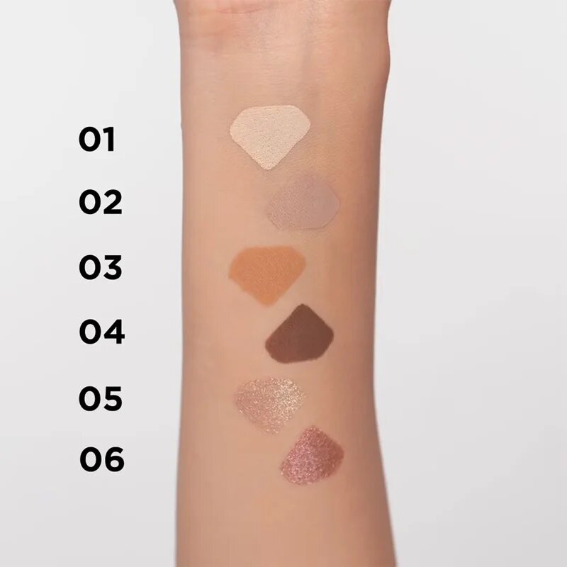 Eveline Cosmetics Wonder Match сенки за очи цвят 01 Base 3 гр.