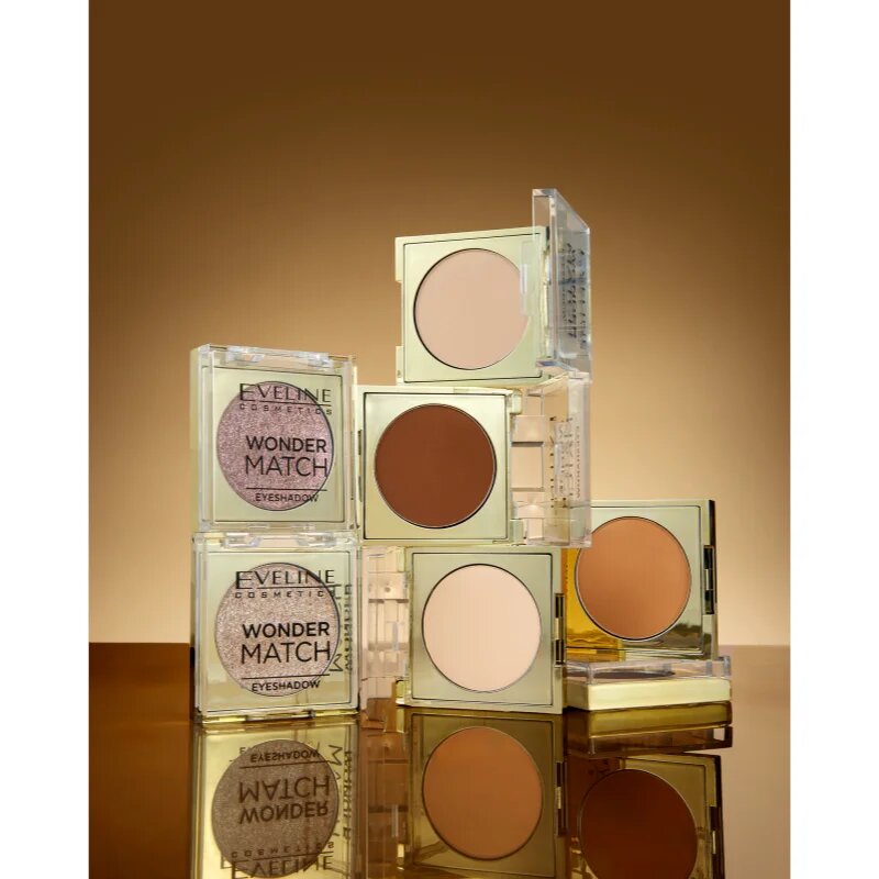 Eveline Cosmetics Wonder Match сенки за очи цвят 01 Base 3 гр.