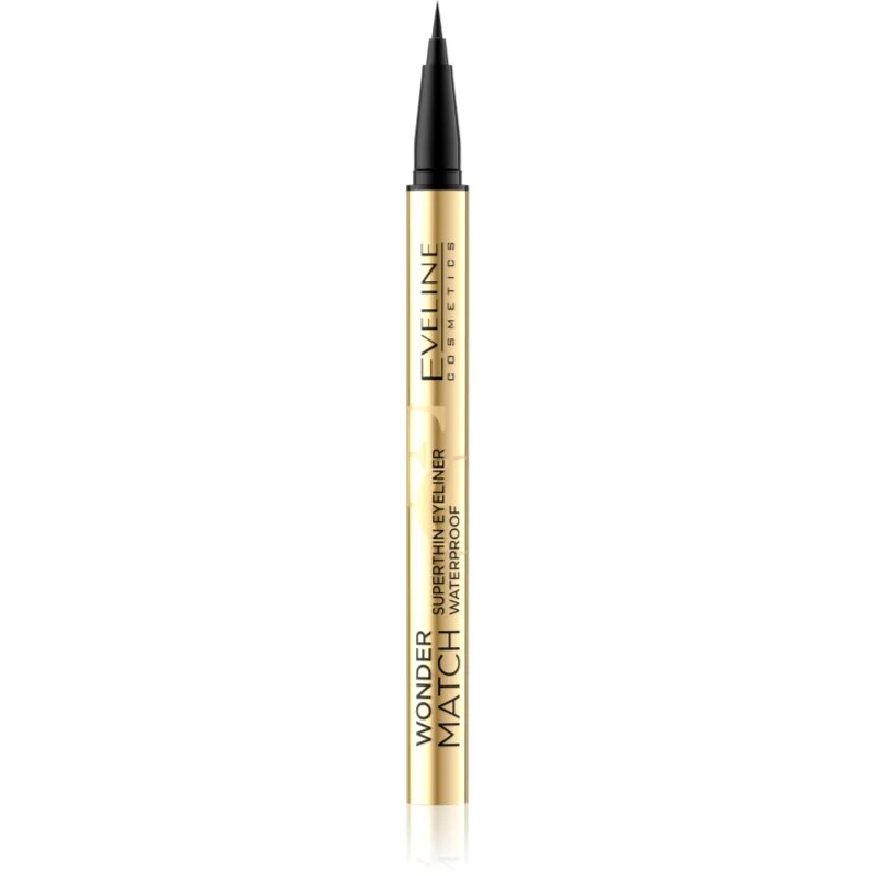 Eveline Cosmetics Wonder Match водоустойчива очна линия цвят Black 1 бр.