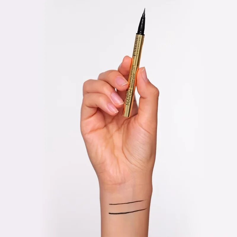 Eveline Cosmetics Wonder Match водоустойчива очна линия цвят Black 1 бр.