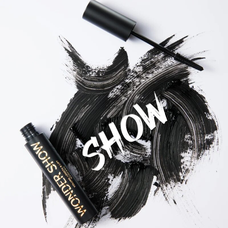 Eveline Cosmetics Wonder Show спирала за удължаване и увеличаване обема на миглите 7 мл.