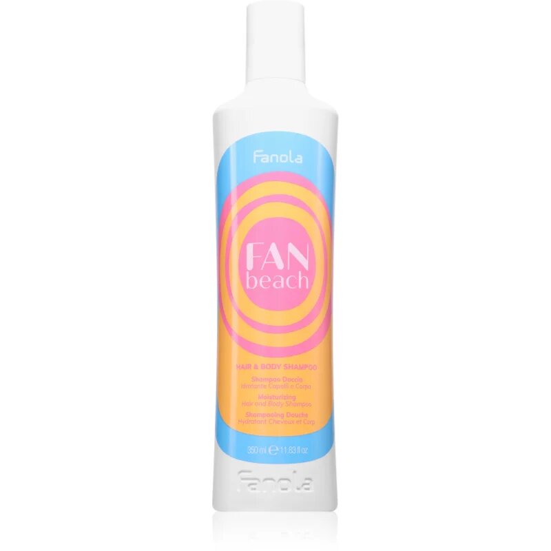 Fanola FAN Beach Hair & Body Shampoo хидратиращ шампоан за тяло и коса 350 мл.