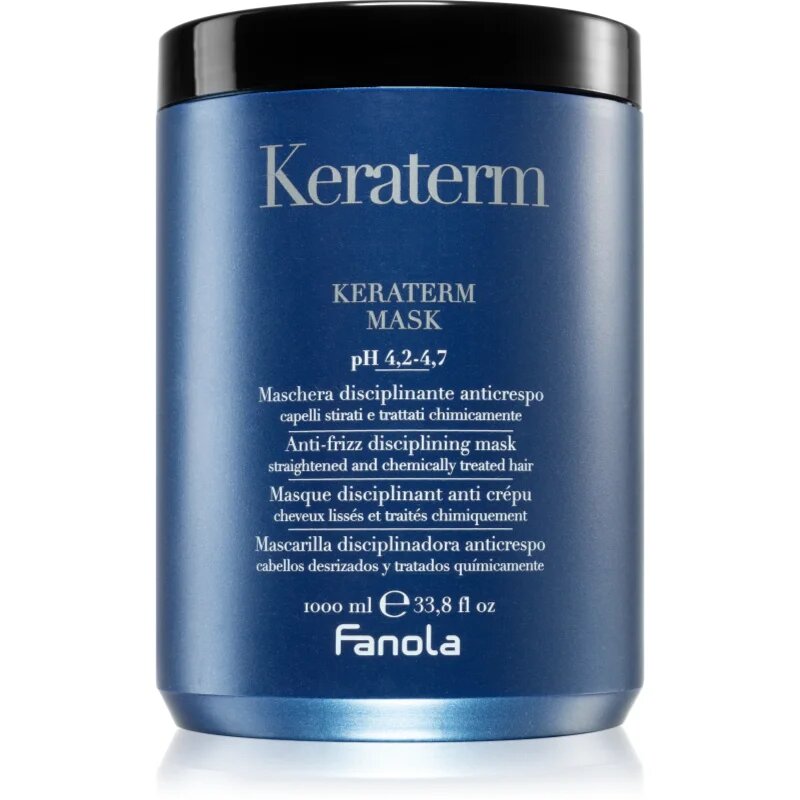 Fanola Keraterm Mask изглаждаща маска за непокорна коса 1000 мл.