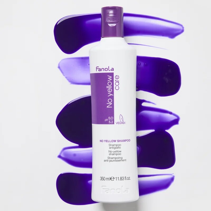 Fanola No Yellow Shampoo шампоан неутрализиращ жълтеникавите оттенъци 350 мл.