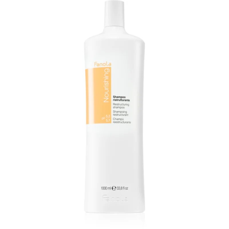 Fanola Nourishing Restructuring Shampoo подхранващ шампоан за суха и увредена коса 1000 мл.