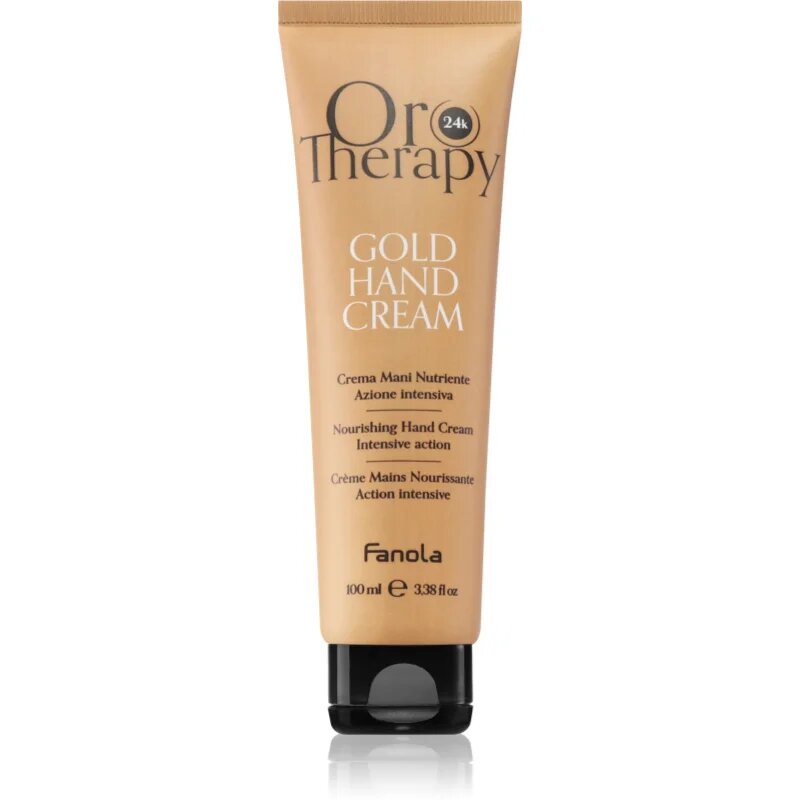 Fanola Oro Therapy Gold Hand Cream Хидратиращ и подхранващ крем с 24 каратово злато 100 мл.