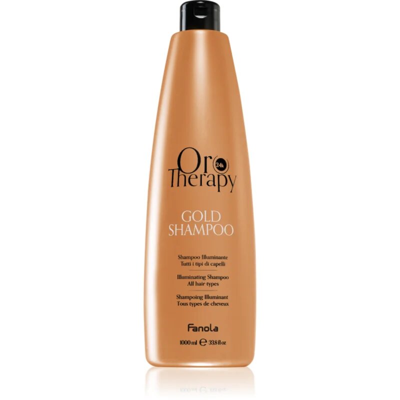 Fanola Oro Therapy Gold Shampoo хидратиращ шампоан с 24 каратово злато 1000 мл.