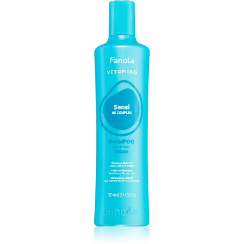Fanola Vitamins Sensi Delicate Shampoo нежен почистващ шампоан с успокояващ ефект 350 мл.