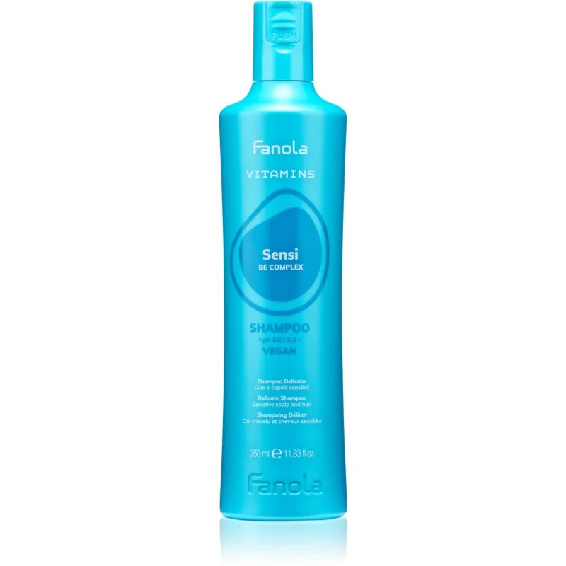 Fanola Vitamins Sensi Delicate Shampoo нежен почистващ шампоан с успокояващ ефект 350 мл.
