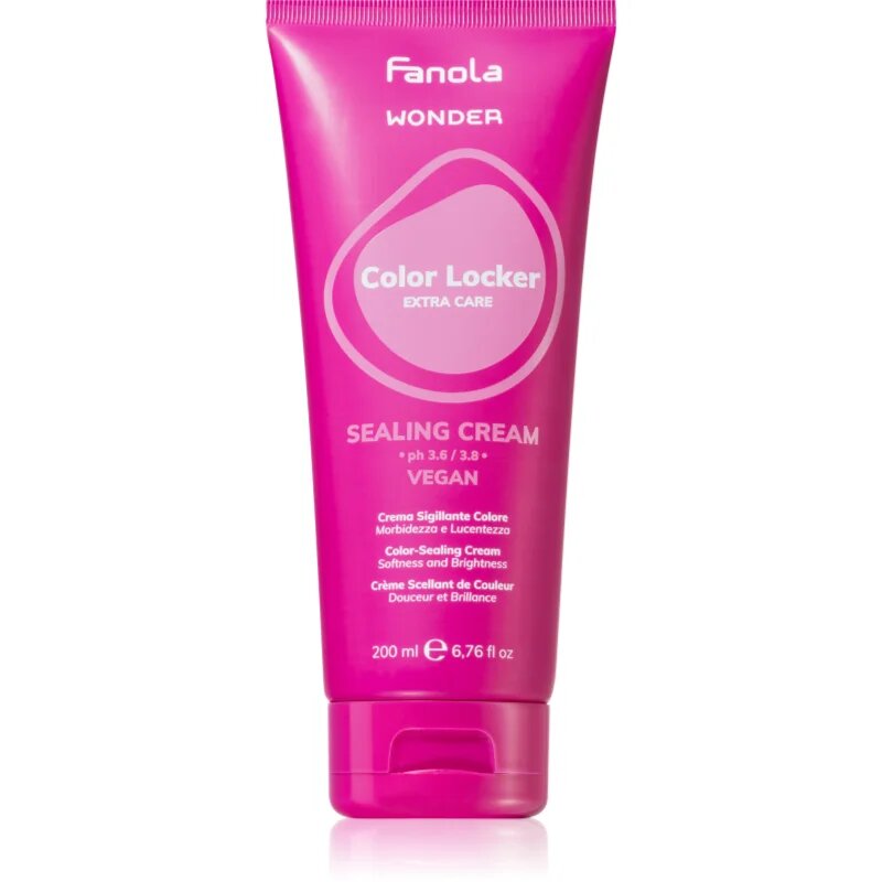 Fanola Wonder Color Locker Sealing Cream изглаждащ крем за боядисана коса 200 мл.