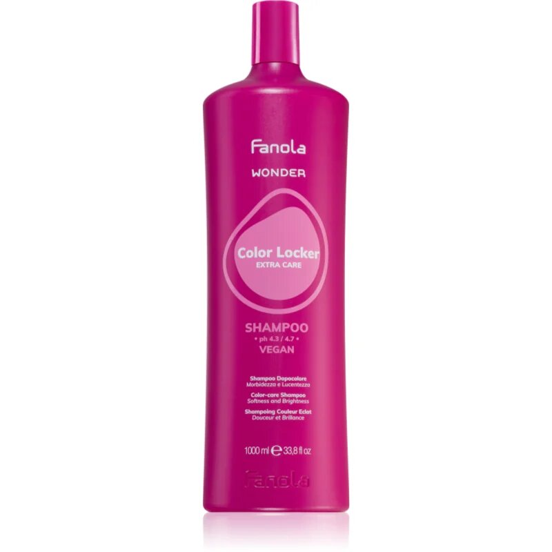 Fanola Wonder Color Locker Shampoo озаряващ и подсилващ шампоан за боядисана коса 1000 мл.