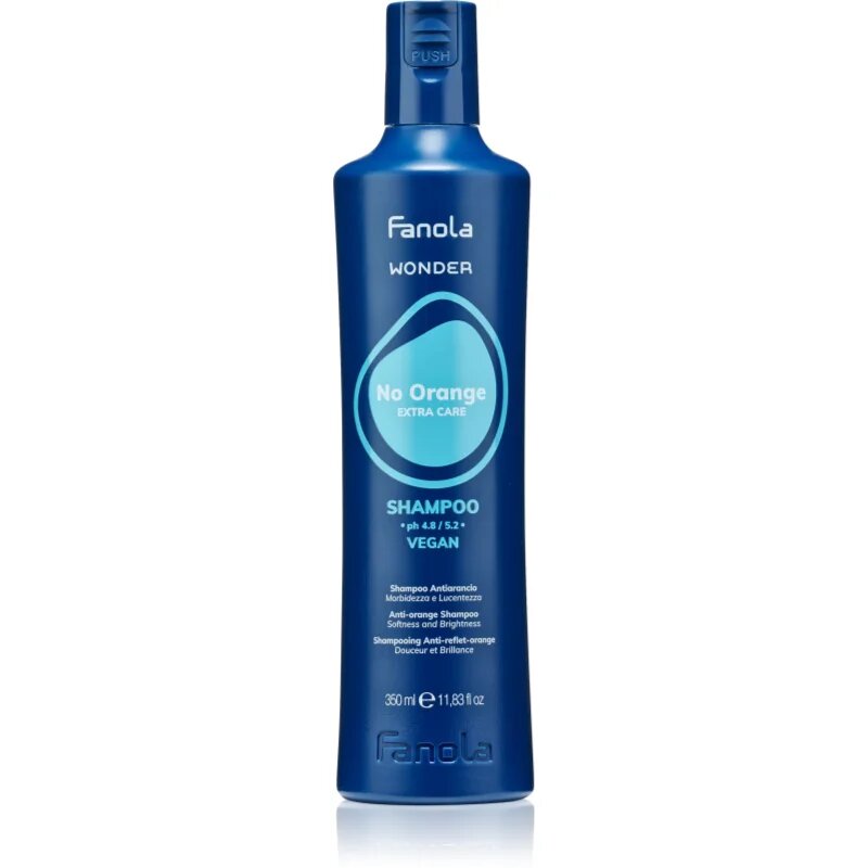 Fanola Wonder No Orange Shampoo шампоан неутрализиращ оранжевите оттенъци 350 мл.