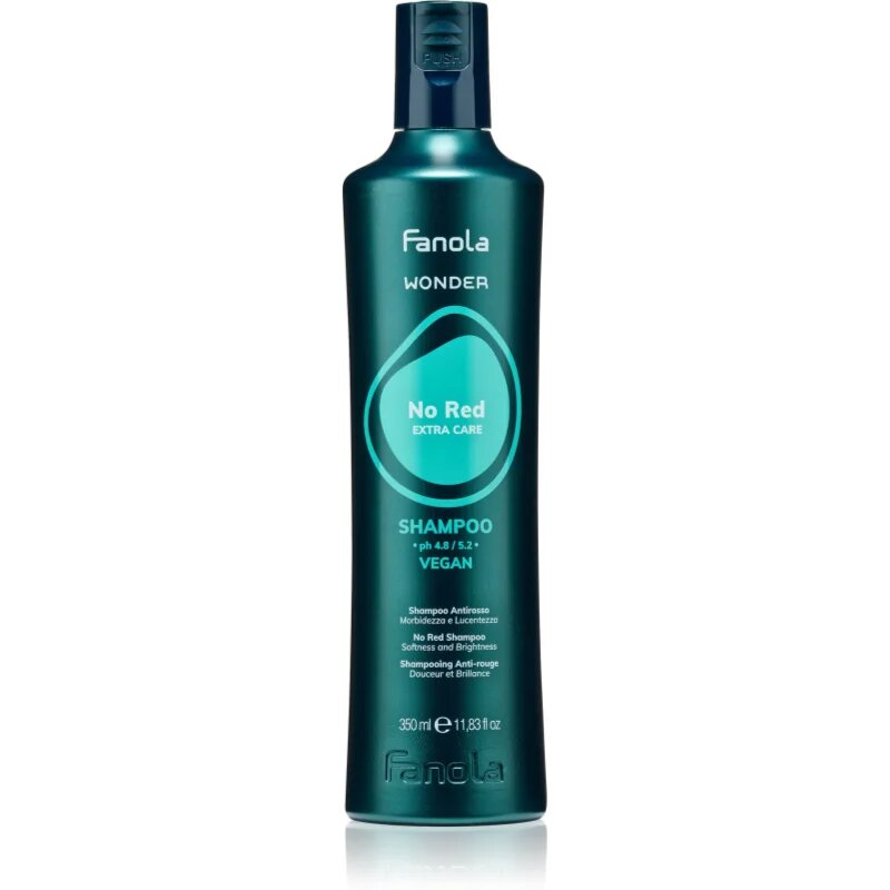 Fanola Wonder No Red Shampoo шампоан proti červeným odleskům 350 мл.