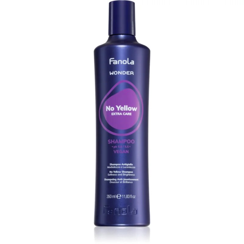 Fanola Wonder No Yellow Shampoo шампоан неутрализиращ жълтите нюанси 350 мл.
