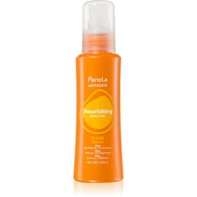 Fanola Wonder Nourishing Elixir серум за коса за блясък и мекота на косата 100 мл.