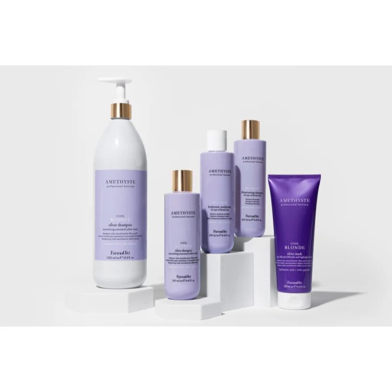 FarmaVita Amethyste Blonde лилав шампоан неутрализиращ жълтеникавите оттенъци 250 мл.