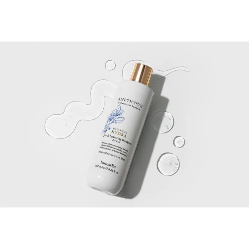 FarmaVita Amethyste Botanical Hydra хидратиращ шампоан за нежно измиване с UV филтър 250 мл.